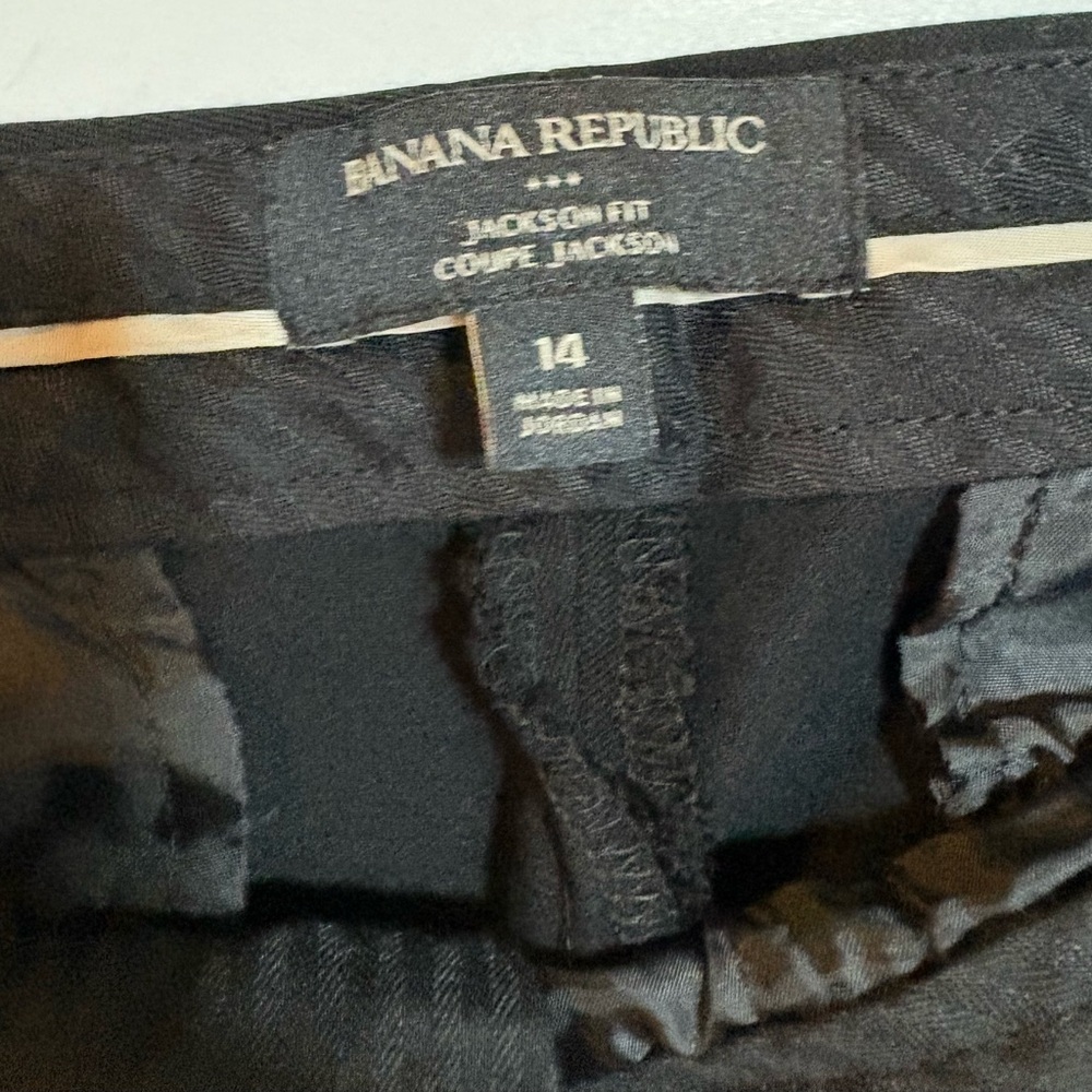 Banana Republic Women's Black Straight Leg Pants - Picture 2 of 5
